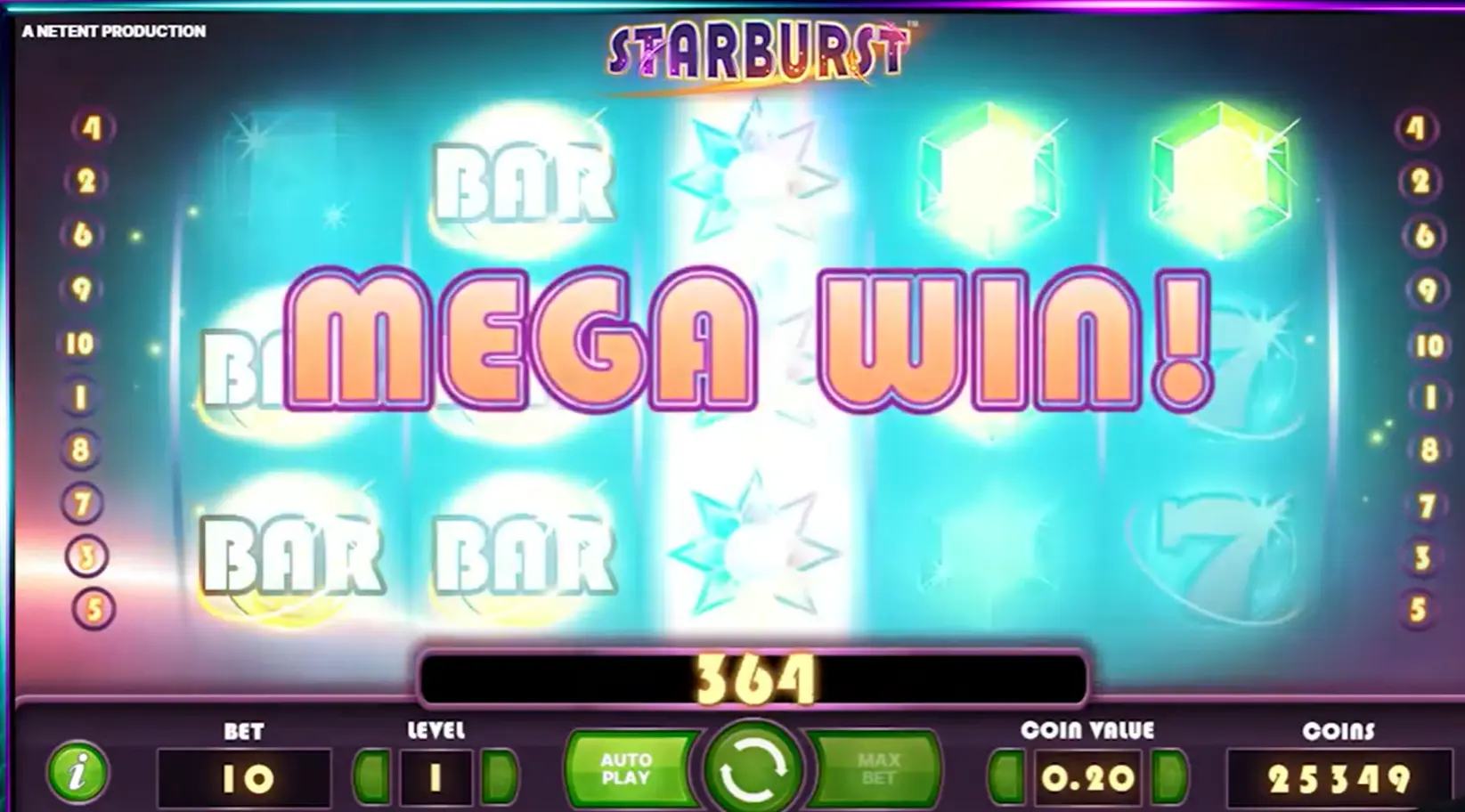 Starburst slot game icon